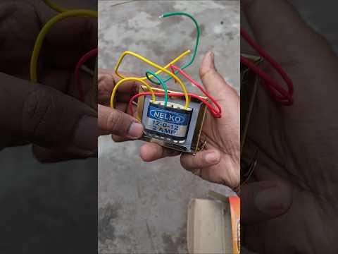 12 0 12 transformer 2 amp price and how to use #transformers #electronic #electrician #repair