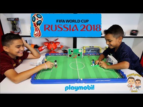 FIFA WORLD CUP RUSSIA 2018 | PLAYMOBIL SOCCER ARENA | SOCCER TARGETS