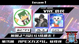 【APEX】久しぶりの配信でカスタムの感覚を知りに来た...第弐回妖怪杯【エーペックスレジェンズ】