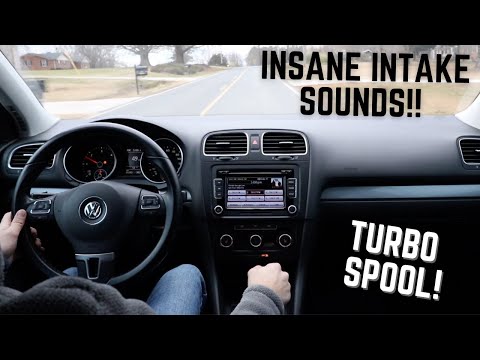 2.0 TDI Intake Sounds - Mk6 Volkswagen Golf TDI Driving