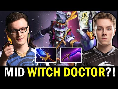 WTF MID Witch Doctor — MIRACLE vs ZAI Dota 2