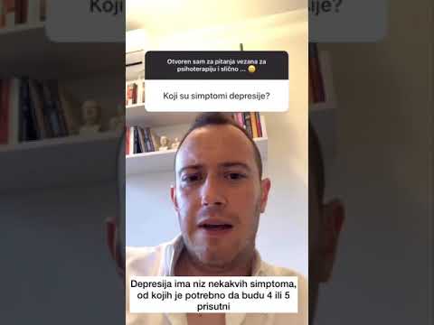 Dr Marko Jovašević - Koji su simptomi depresije?