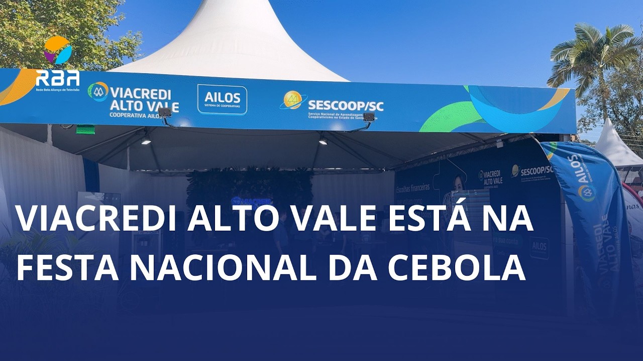 Viacredi Alto Vale marca presença na Festa da Cebola 🧅