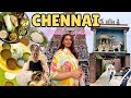 CHENNAI Vlog BEST Chennai Food Chettinad Thali Tourist Places Biggest Mall Heritage Taj Hotel