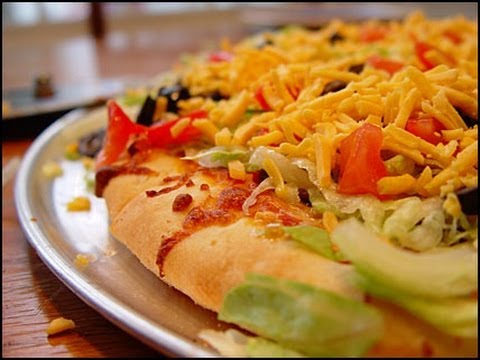 Taco Pizza - How to Make Taco Pizza - Thin Crust Recipe