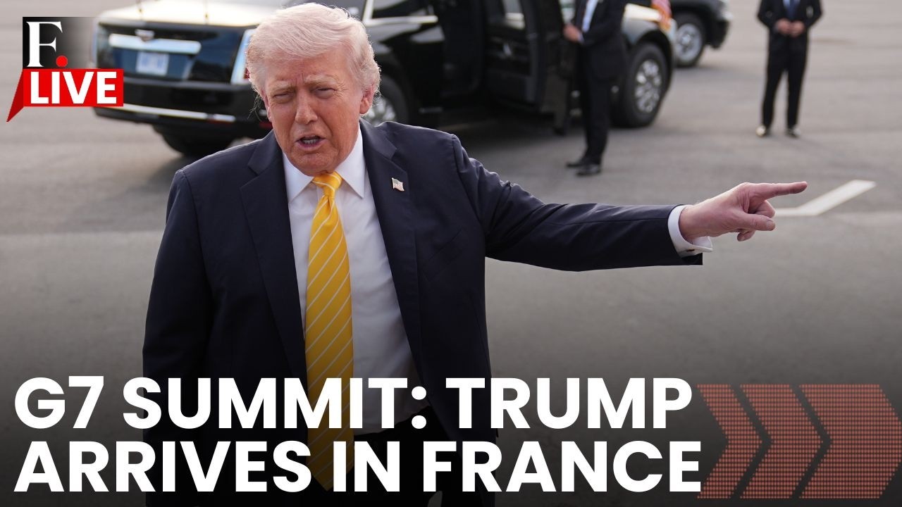 Trump LIVE: US President Trump Arrives For The G7 Summit In France | Modi Meeting in Focus
