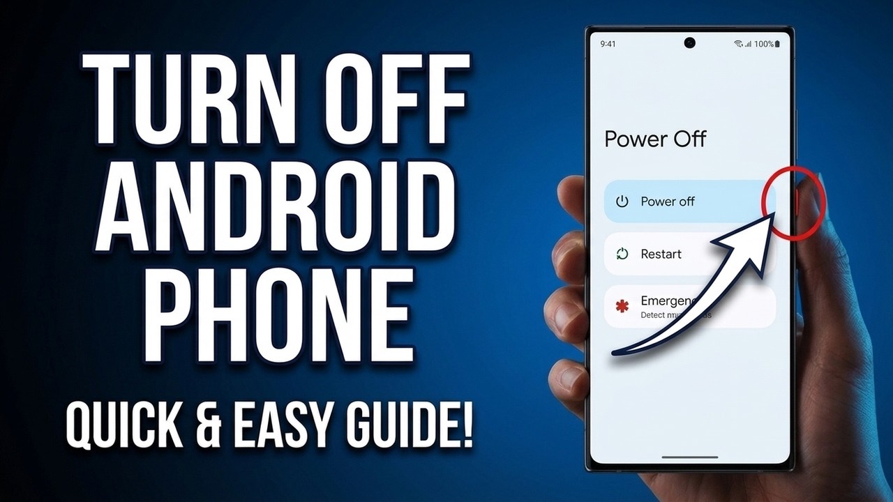 How to Turn Off Android Phone (2026 Official New Method)