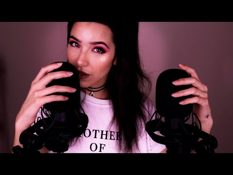 ASMR Mic Scratching & Closeup Whispering