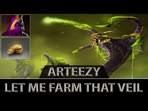 Arteezy [Venomancer] Let Me Farm That Veil Man ► Dota 2 7.06d