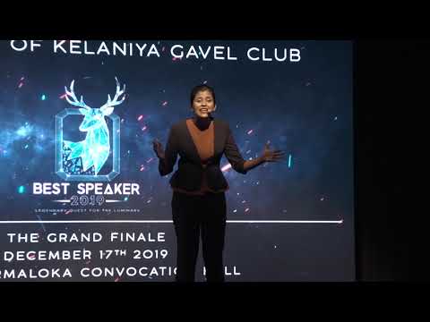 Aloka Abeysirigunawardana - Little Things Make Big Days - Impromptu Speech - Best Speaker 2019