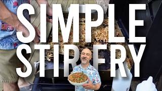 Sweet and Simple Stir Fry on the Blackstone Griddle