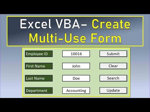 Excel VBA Create Search Form