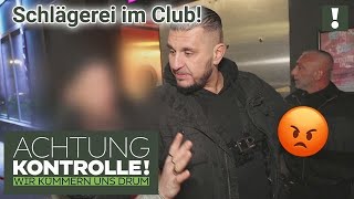 "Ich bin so auf 180 MANN!" SCHLÄGEREI im Club! SECURITY geht dazwischen | Achtun