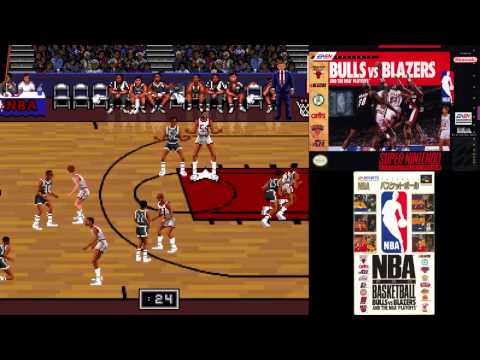 Bulls vs Blazers and the NBA Playoffs Super Nintendo