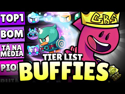 TOP 18! TIER LIST DE BUFFIES NO BRAWL STARS! #brawlstars