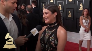 Lea Michelle | Red Carpet | 59th GRAMMYs