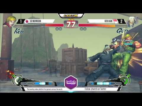 Momochi (Ken) vs Xian (Gen) - #FinalRound18 #USF4 - Grand Finals