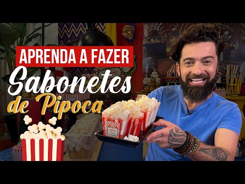 APRENDA A FAZER UMA BARRA DE SABONETE DE PIPOCA | PETER PAIVA