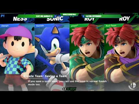 +2 on Block Anniversary - SSBU Doubles - Grand Finals - SaltOne / HyperKirby vs. Sonido / NovaPixl