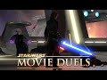 Movie Duels Rescue Over Coruscant Anakin Obi Wan Vs Count Dooku