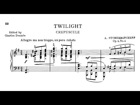Andrey Shcherbachyov: Twilight (Crepuscule), Op.4/4