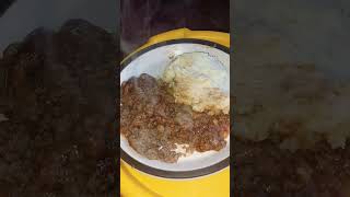 #justdance                     #delicious #mash #potatoe      #faggots