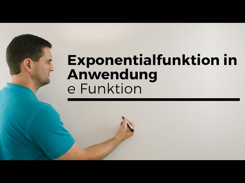 Exponentialfunktion in Anwendung, e Funktion, Vermehrung Keime | Mathe by Daniel Jung