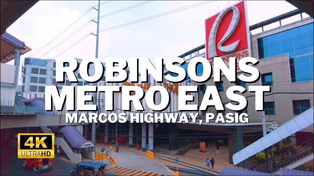 3rd Robinsons Mall in the Philippines | Robinsons Metro East | 4K Walking Tour | Pasig