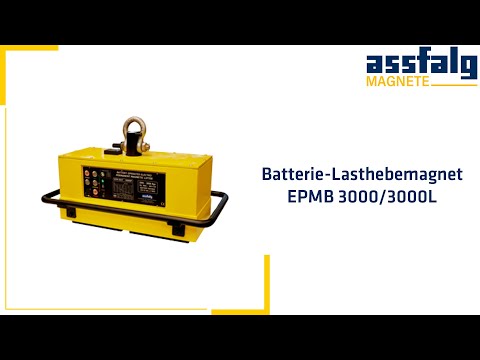 Aimant de levage sur batterie - EPMB 3000L - 3000 kg, commande automatique, portable_1