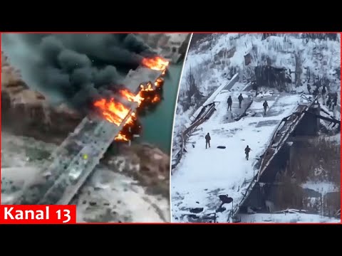 Ukraine’s aviation destroyed bridges used by Russian forces with Western-produced bombs