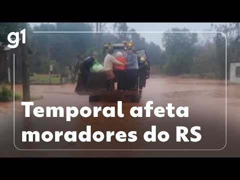 JH: Temporal causa estragos em 21 cidades do Rio Grande do Sul