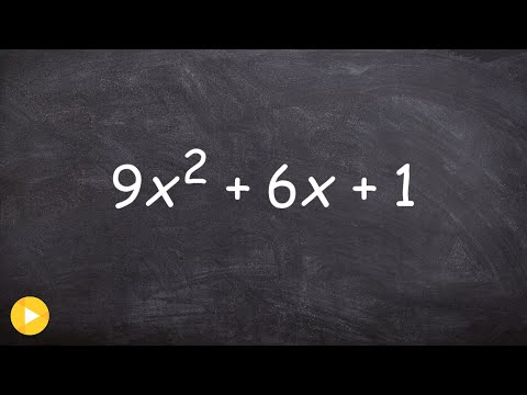 Factoring trinomials