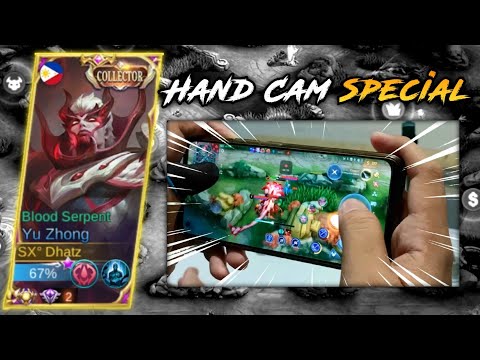 DHATZ HAND REVEAL! YU ZHONG HANDCAM 30K SUBSCRIBERS SPECIAL! | YU ZHONG PERFECT COMBO - MLBB