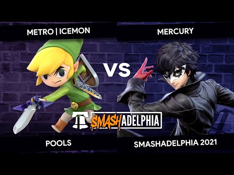 Smashadelphia 2021 - Icemon (Min Min, Toon Link) vs Mercury (Joker) - Pools