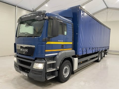 NV62 TYT - MAN TGS 26.400 Rear Lift Sleeper Cab Curtainsider | Law Truck Centre UK