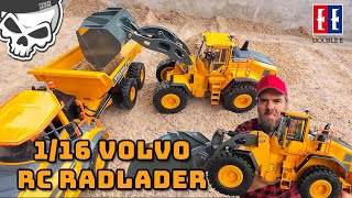 Volvo L260H RC Radlader Wheel Loader von Double E E592 003 1/16 RTR Deluxe RC Construction Machine