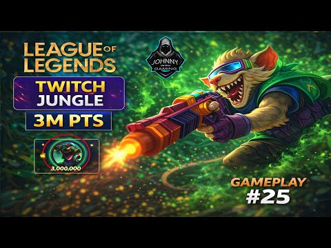 LOL The Plague Rat Twitch Jungle AD 3 Million Mastery Points | Season 15 | Gameplay 025 (2026)