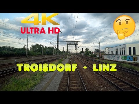 【4K】 Führerstandsmitfahrt Köln Troisdorf  -  Linz ( Rhein )   Baureihe 186