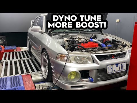 4G93 TURBO LANCER HITS THE DYNO AGAIN! BUDGET EVO