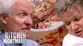 Hoarder Randy Keeps Bloody, ROTTEN Food In Contaminated Fridge | Kitchen Nightmares