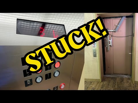 STUCK IN AN ELEVATOR! | Montgomery Hydraulic Elevator @ “Best” Western - Bryce Canyon City Utah