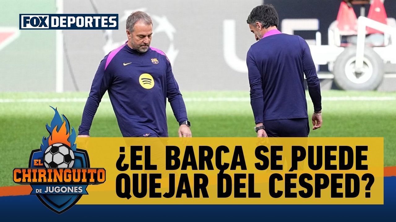 😳🧐 ATLÉTICO vs BARCELONA, ¿los 'CULÉS' se pueden quejar del CÉSPED en MADRID? | El Chiringuito