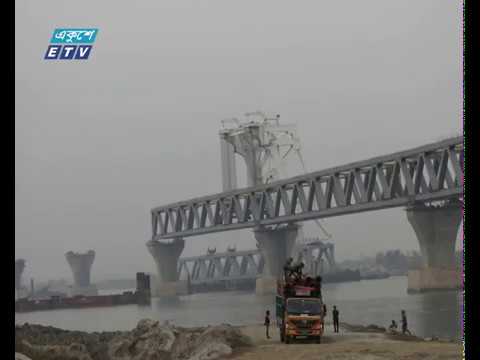 এগিয়ে চলেছে স্বপ্নের পদ্মা সেতুর কাজ