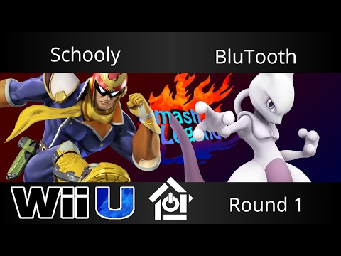 Smash Legends 3/3/17 - Schooly (Captain Falcon) vs BluTooth (MewTwo) - Smash 4 Round 1