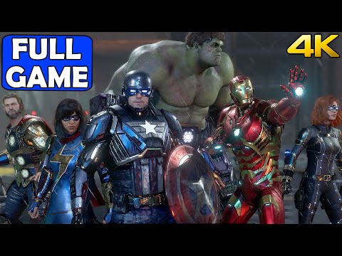 Marvel's Avengers Full Game Walkthrough - No Commentary (PS4 Pro 4K 60FPS)