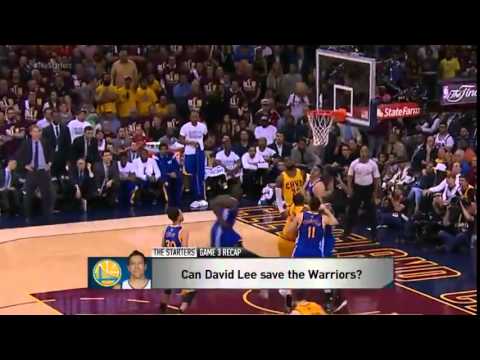 David Lee Interview The Starters Can He Save the Warriors Game 1 and 2 2015 NBA Finals