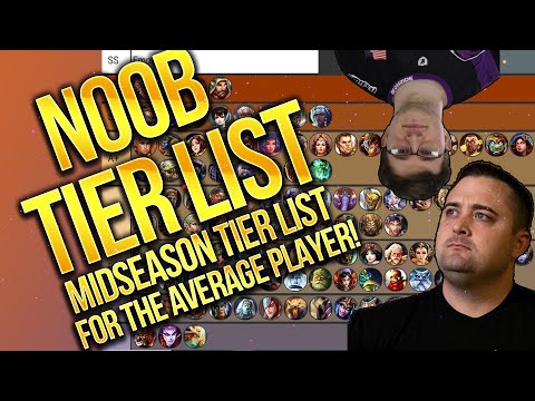 SMITE TIERLIST FOR THE AVERAGE PLAYER! Mid-Season Patch -SMITE