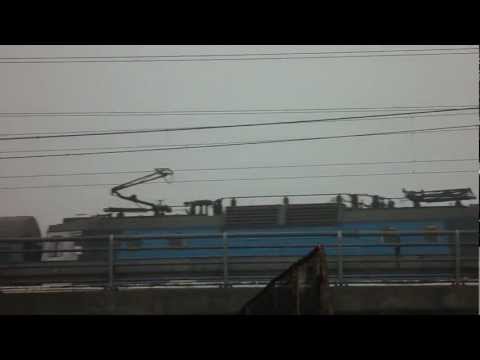 Odjezd vlaku R 606 Ohře - Chomutov město, 10. 3. 2013