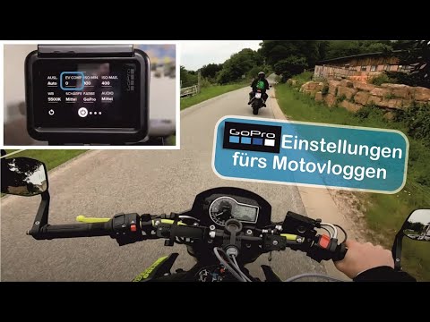 Gopro Hero Einstellungen, Settings fürs motovloggen und Motorradfahren / Footage