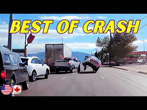 Best of Car Crashes Compilation | USA & Canada - 23